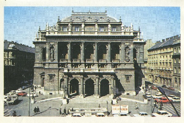 The Hungarian Opera House in Budapest