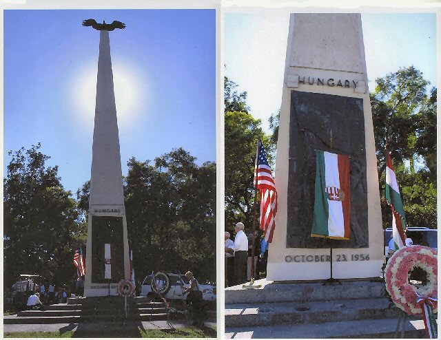 Hungarian Freedom-Fighters Memorial at the Mac Arthur Park in Los Angeles