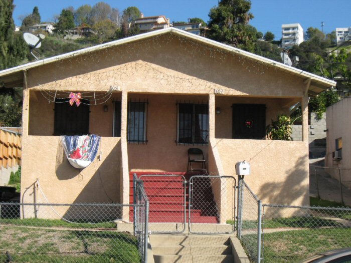 The Emigrants first home in Highland Park, California of 1957