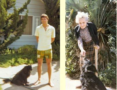 Louis came often to be with us and Mami and Fluffy had become very good friends