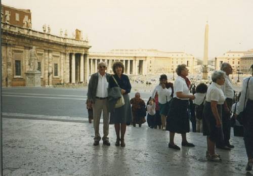 Len and me at the Vatican, October 1987.