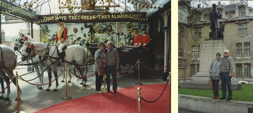 With Len at Windsor and in London, England.